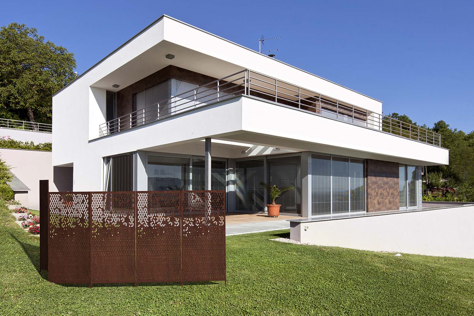 panele ogrodowe_panele ogrodowe corten_parawany_parawany ogrodowe_przesłony ogrodowe_corten