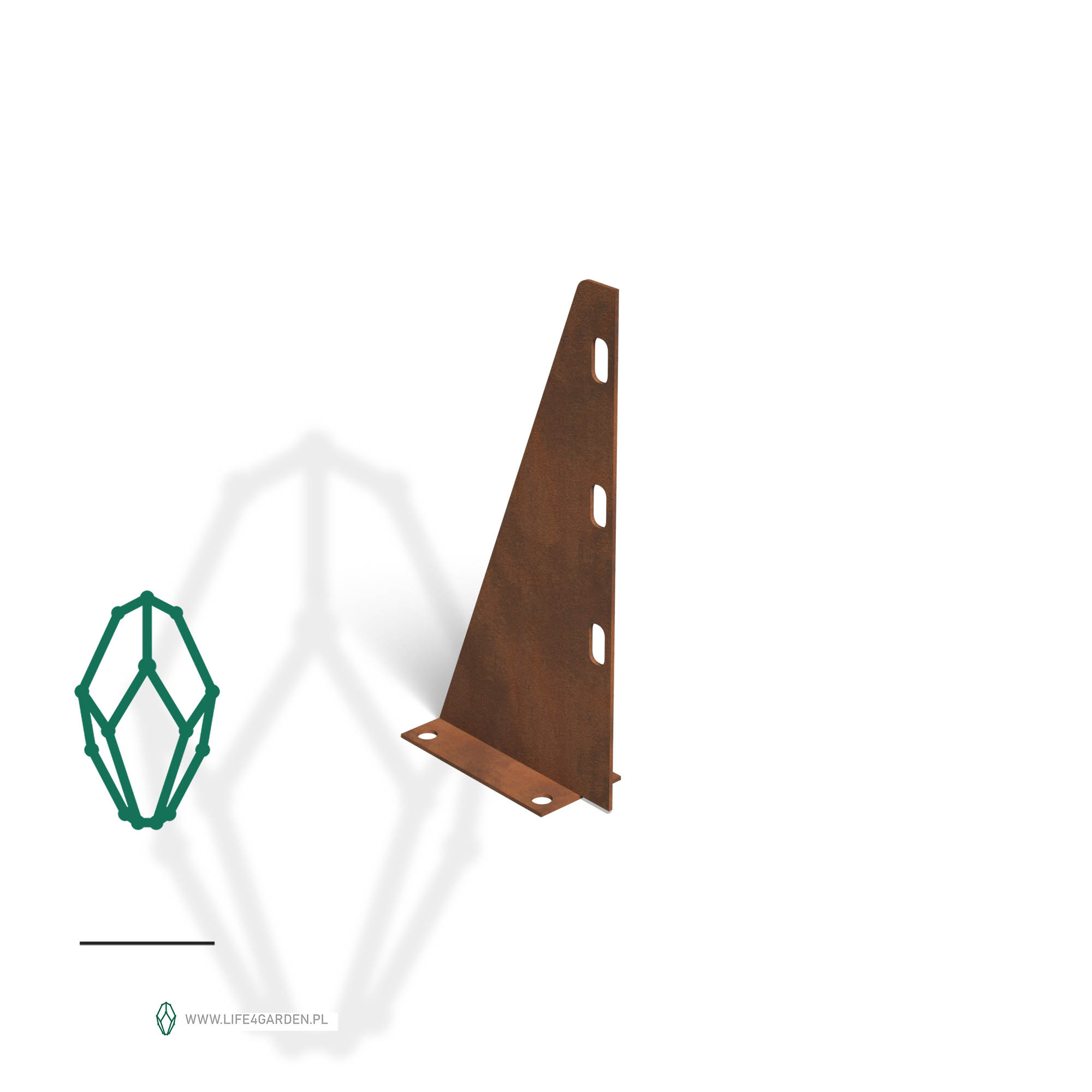 CORTEN wspornik