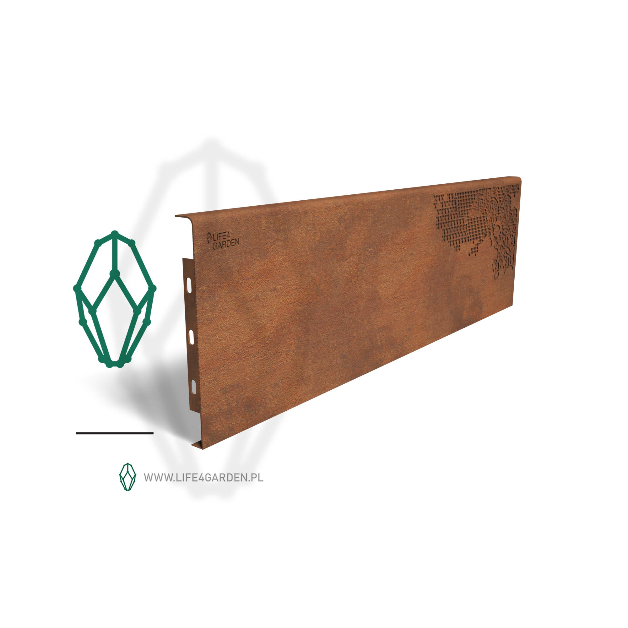 border corten long